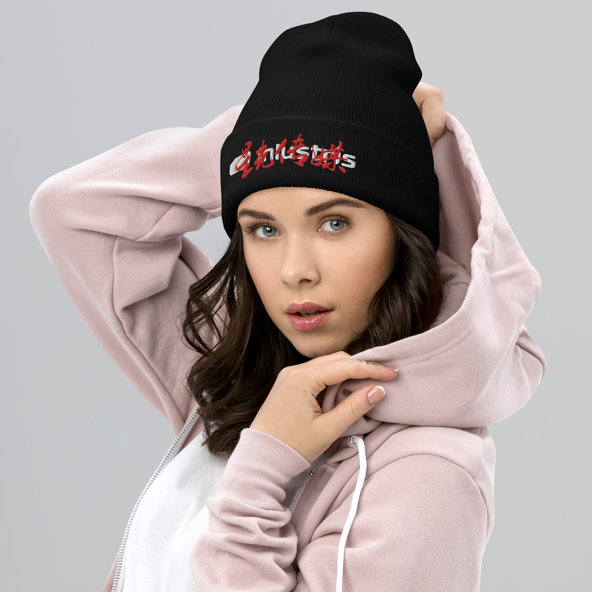 INLUSTRIS Starlight Calligraphy Logo Cuffed Beanie - 02