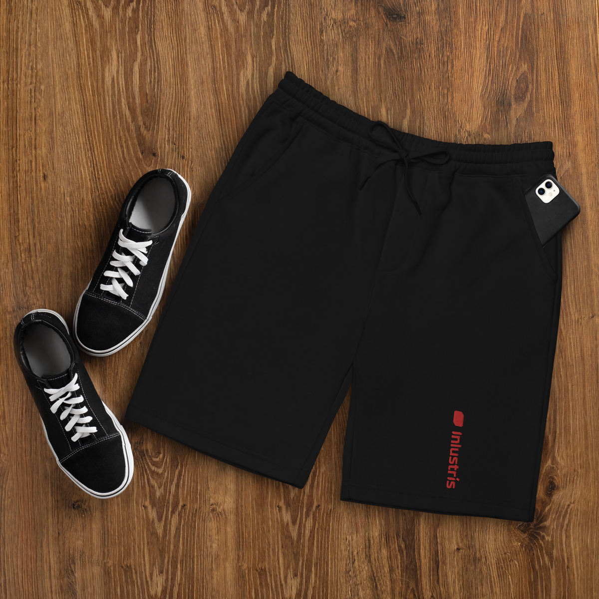 INLUSTRIS Logo Men's fleece shorts 01