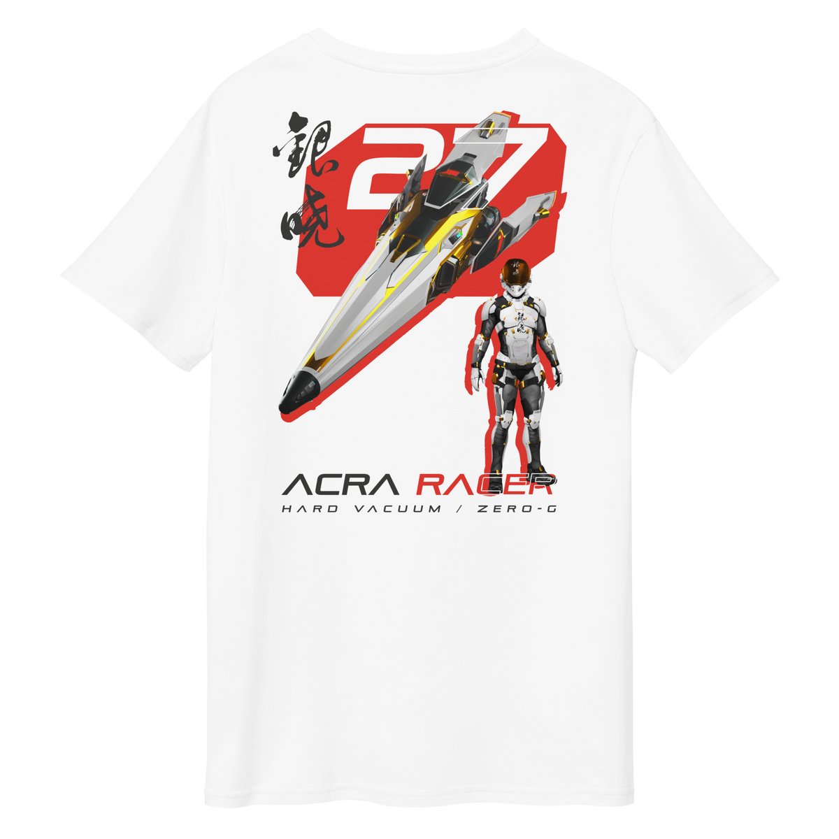 ACRA Racer & Pilot - premium cotton t-shirt - 01