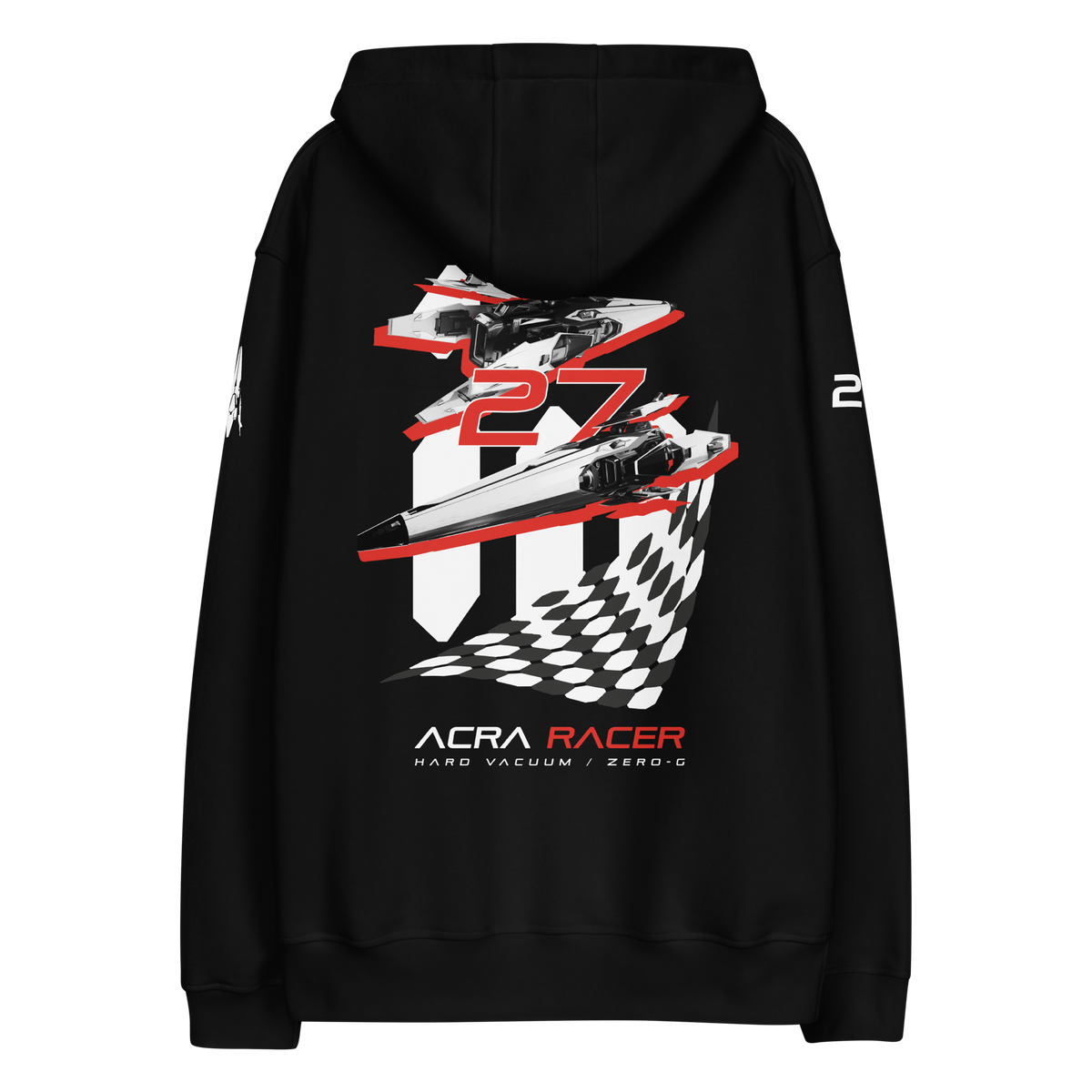 ACRA Racer Checkered Flag - Premium eco hoodie - 04