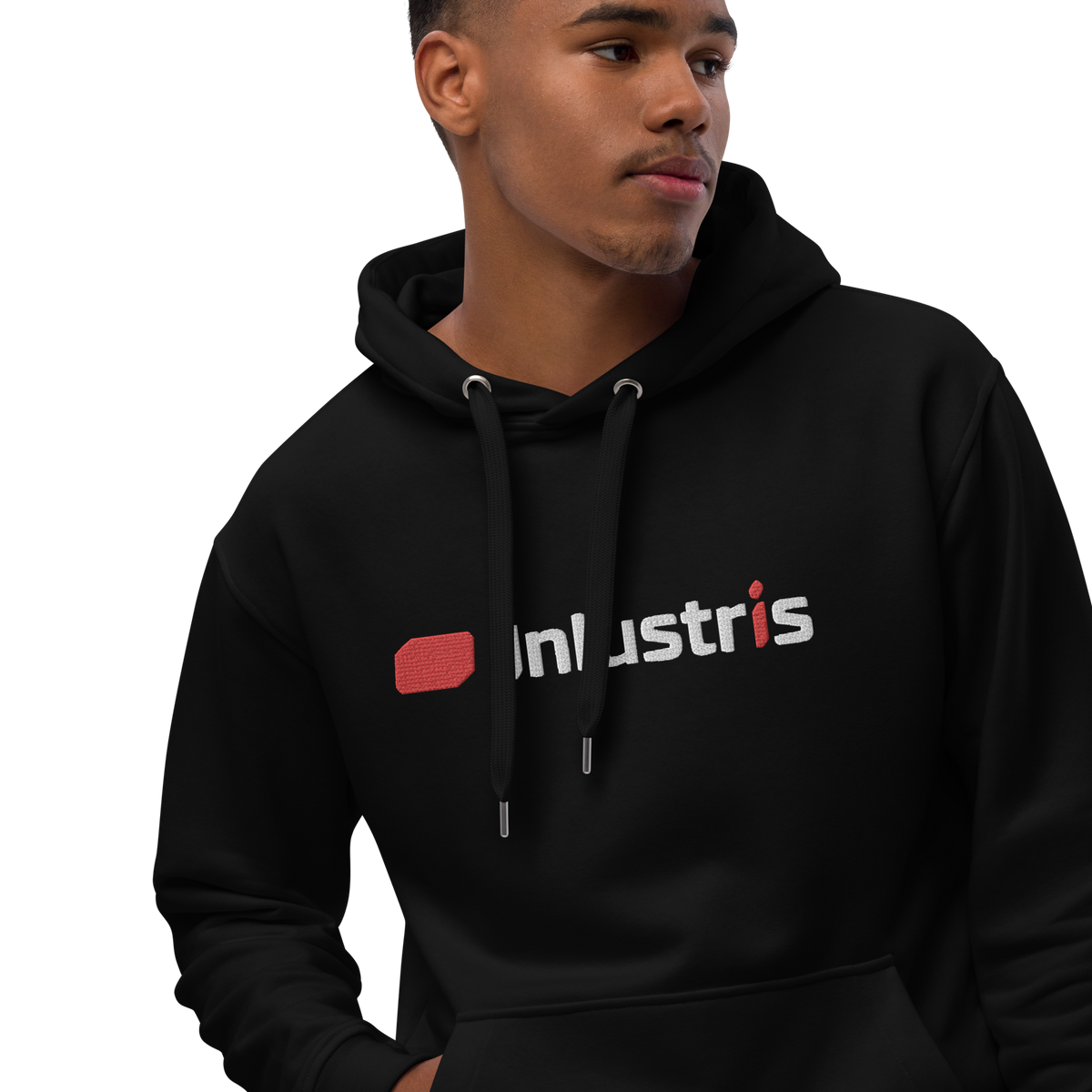 INLUSTRIS Core Full Logo - Premium eco hoodie - 04