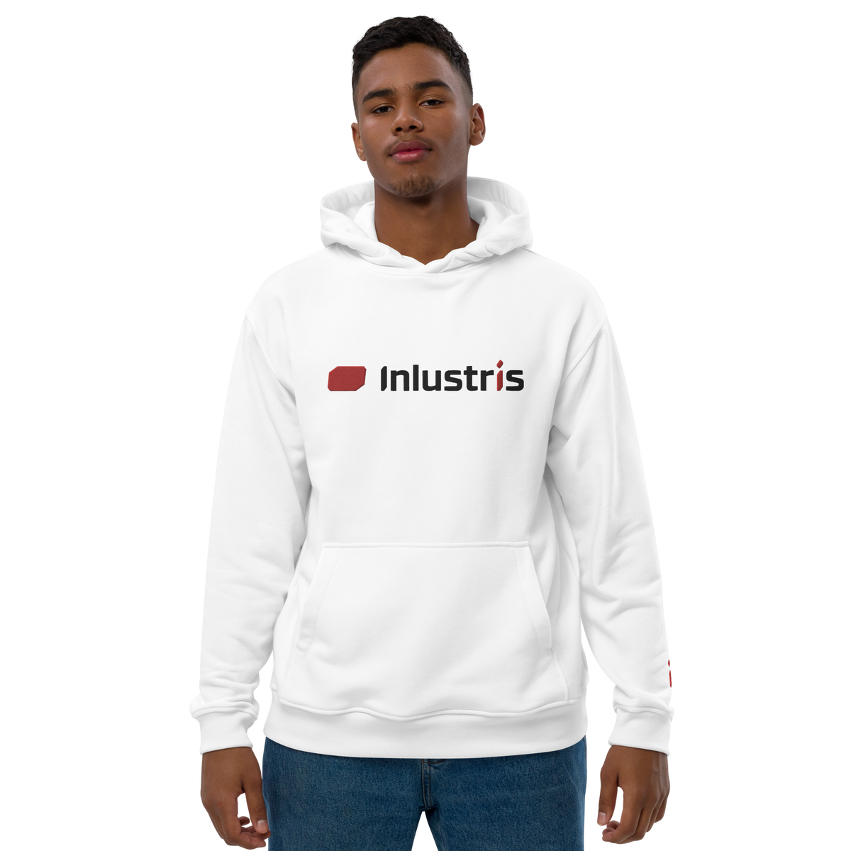 INLUSTRIS Core Full Logo - Premium eco hoodie - 01