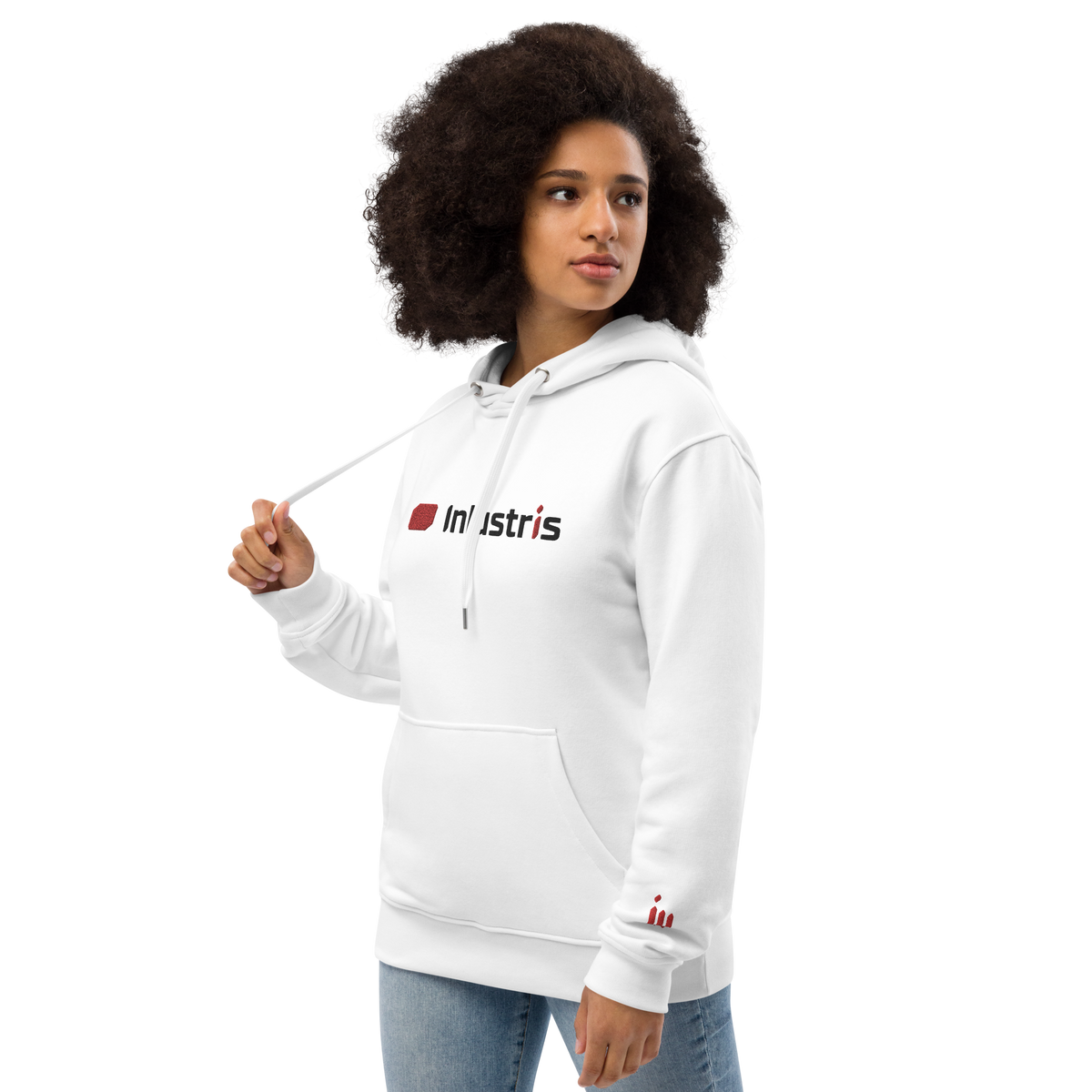 INLUSTRIS Core Full Logo - Premium eco hoodie - 01