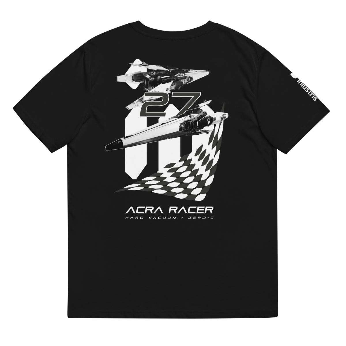 ACRA Racer Checkered Flag - Unisex organic cotton t-shirt - 01
